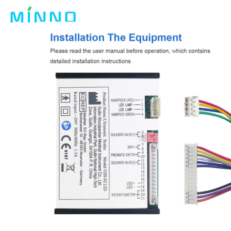 0.01MPa إلى 0.5MPa LED آلة شفرة الأسنان بالموجات فوق الصوتية تنظيف إمدادات المياه