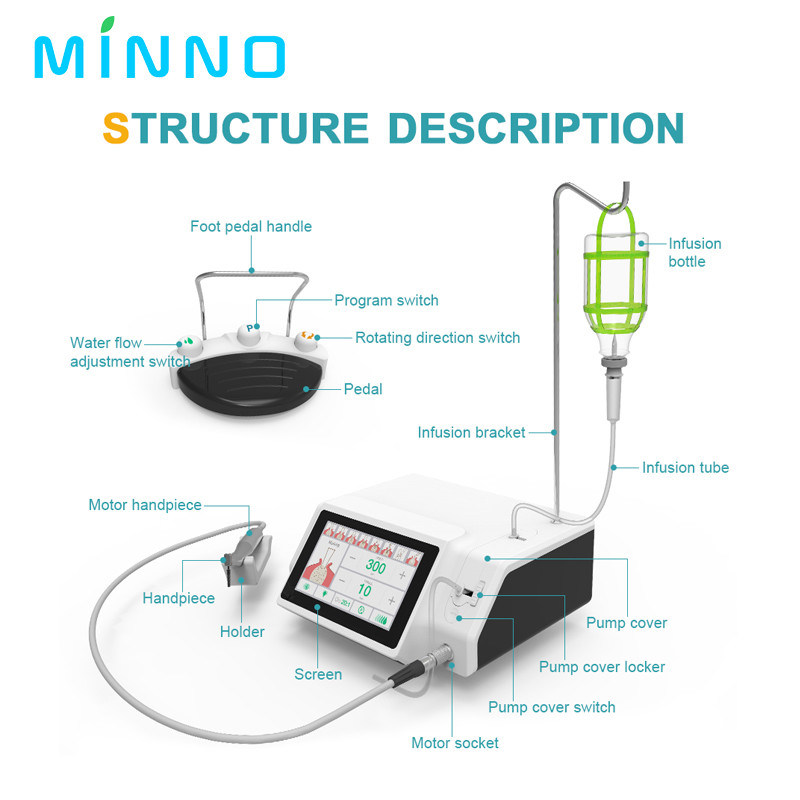 الوصول الجديد الشاشة LED الأسنان الزرع الجراحية المحرك مع شاشة اللون اللمس