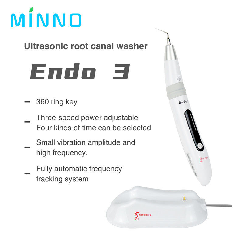الدبابير Endo 3 UI التشغيل فوق الصوتي LED التشغيل اللاسلكي للأسنان جهاز بالموجات فوق الصوتية وضع مزدوج القناة الجذرية Endodontic Ir