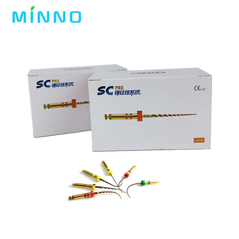 الأسنان SX-F3 الملفات الزرقاء نيتينول المحرك الدوار العالمي Endodontic مكافحة التعب الإبرة المستمرة طب الأسنان